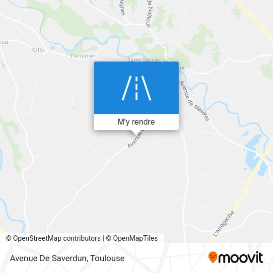 Avenue De Saverdun plan