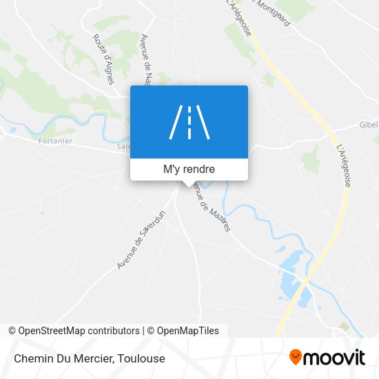 Chemin Du Mercier plan