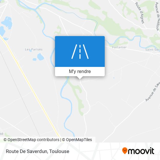Route De Saverdun plan
