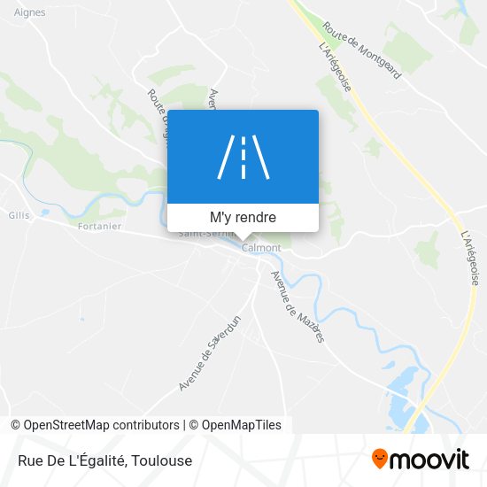 Rue De L'Égalité plan