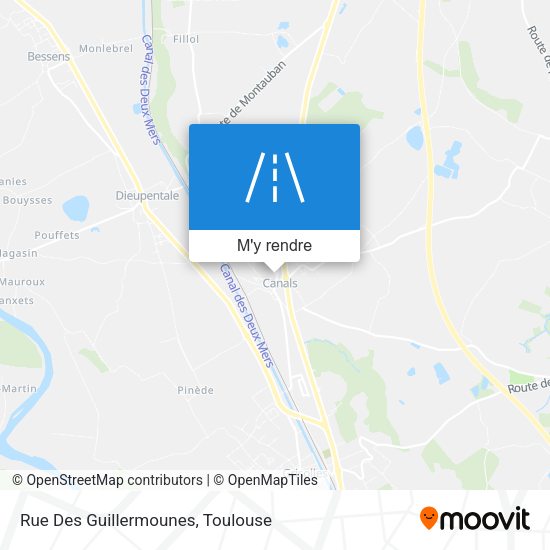 Rue Des Guillermounes plan
