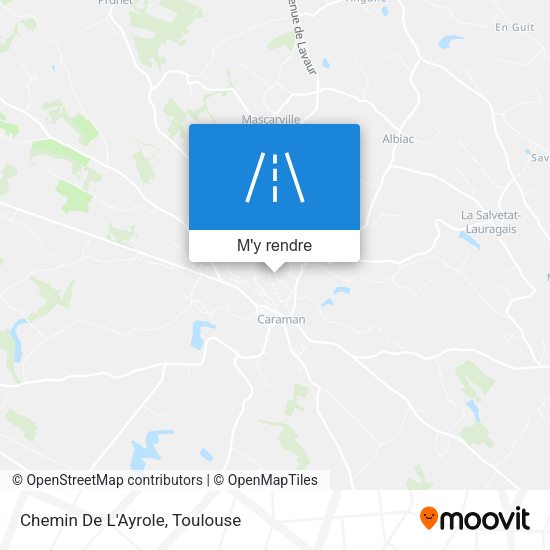 Chemin De L'Ayrole plan