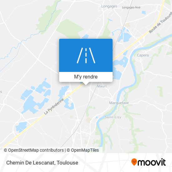 Chemin De Lescanat plan