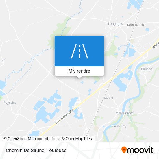 Chemin De Sauné plan