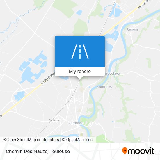 Chemin Des Nauze plan