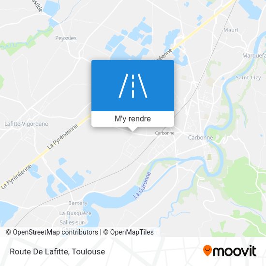 Route De Lafitte plan