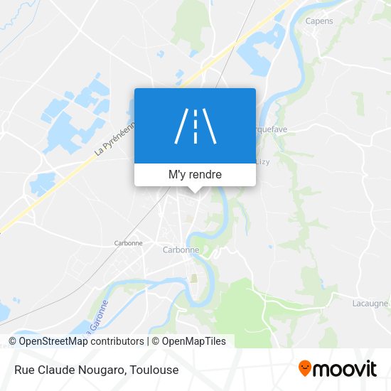 Rue Claude Nougaro plan