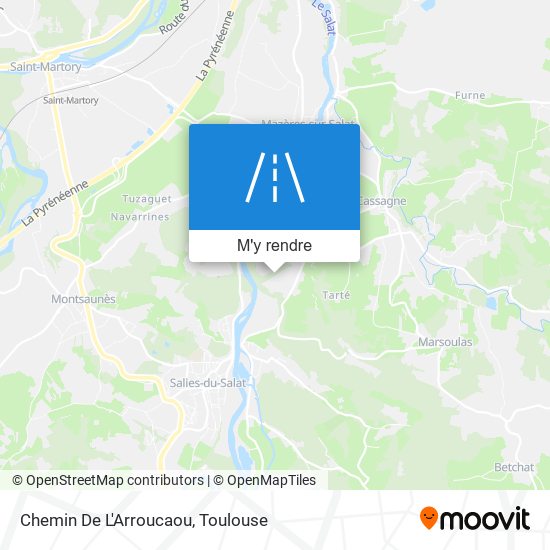 Chemin De L'Arroucaou plan