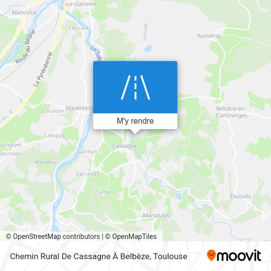 Chemin Rural De Cassagne À Belbèze plan