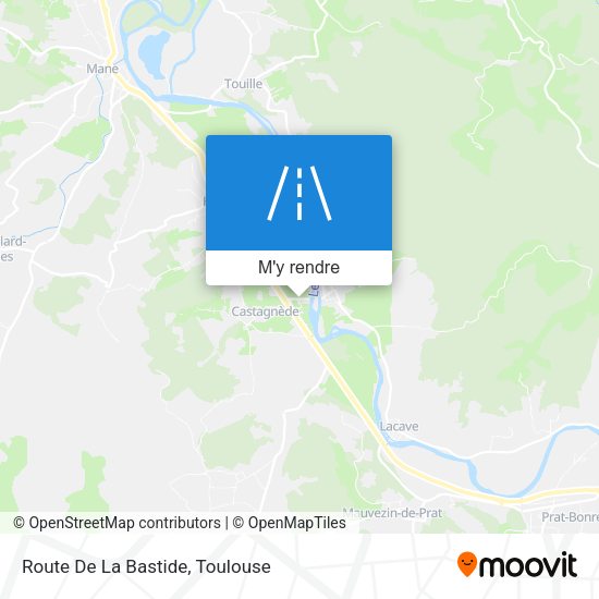 Route De La Bastide plan
