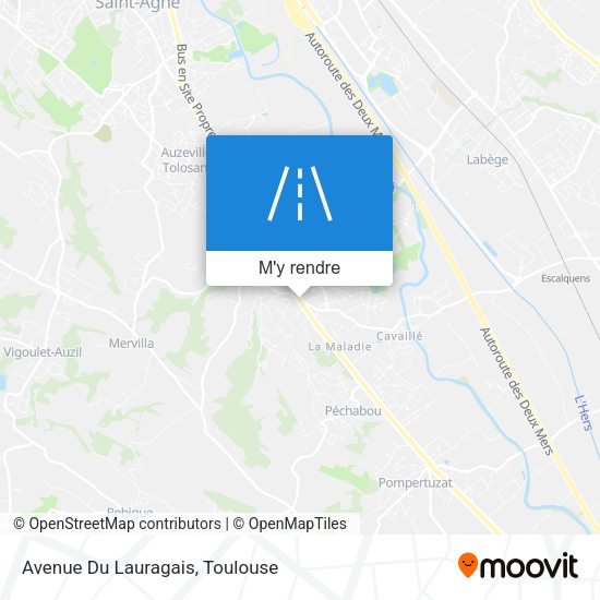 Avenue Du Lauragais plan