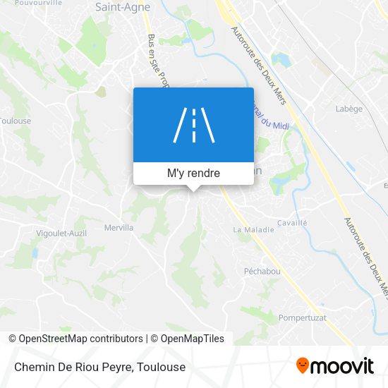 Chemin De Riou Peyre plan