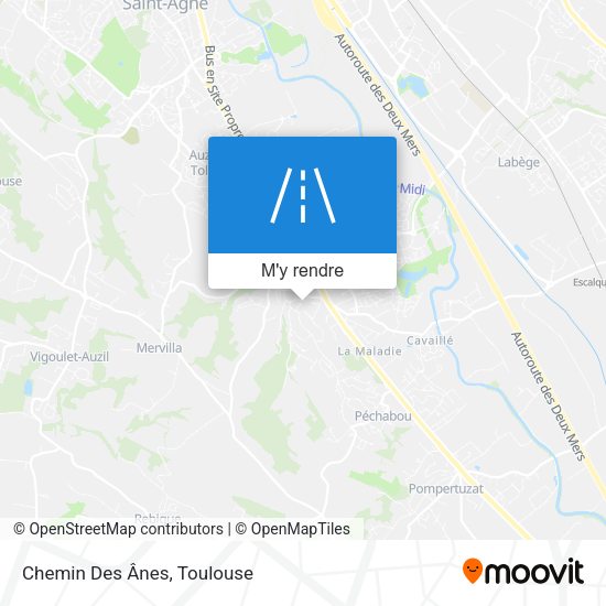 Chemin Des Ânes plan