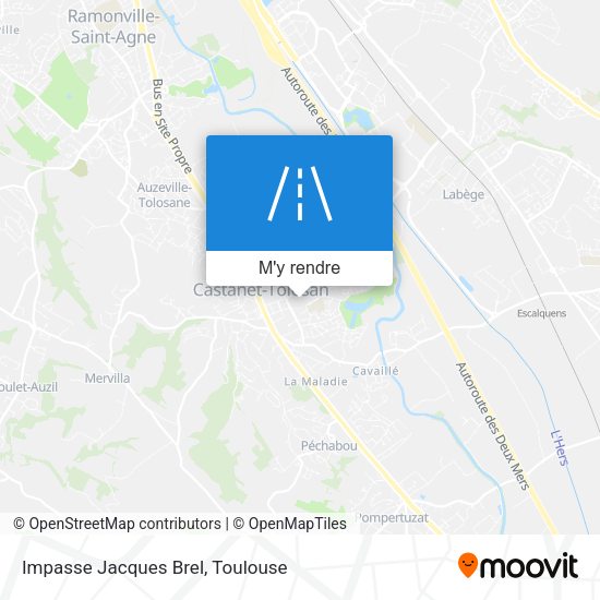 Impasse Jacques Brel plan