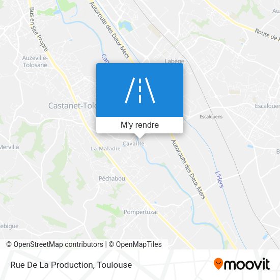 Rue De La Production plan