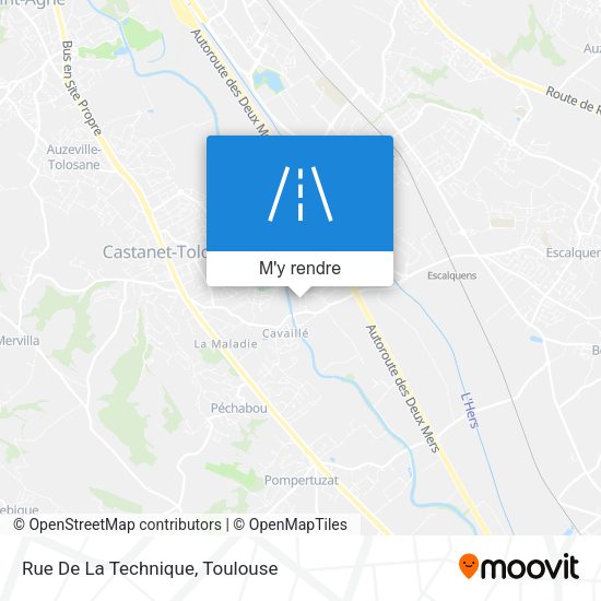 Rue De La Technique plan