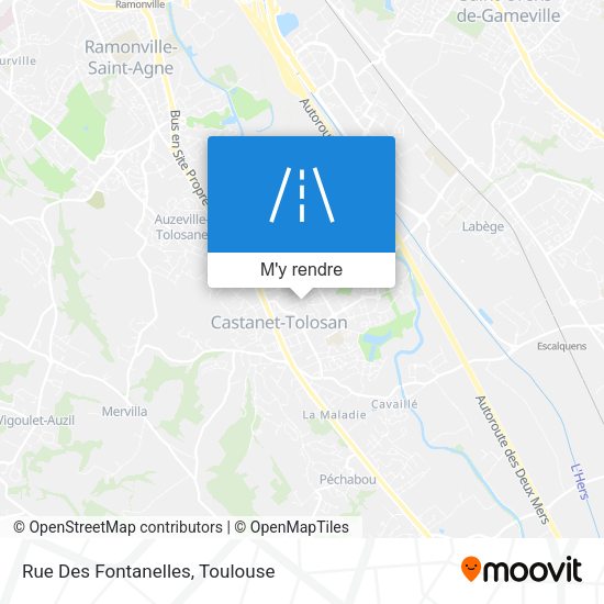 Rue Des Fontanelles plan