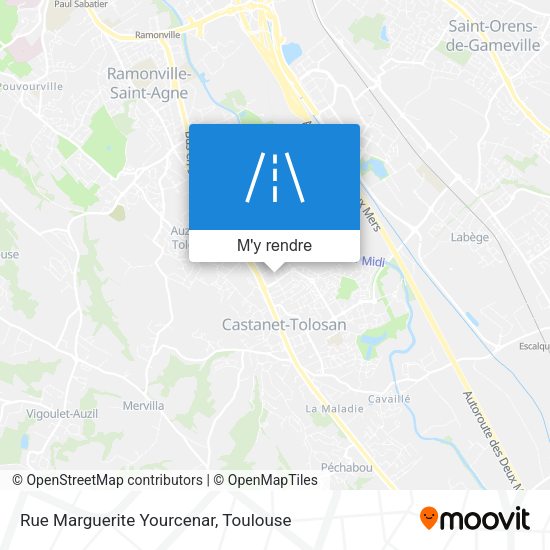 Rue Marguerite Yourcenar plan