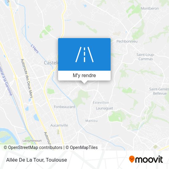Allée De La Tour plan