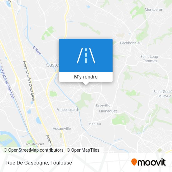 Rue De Gascogne plan