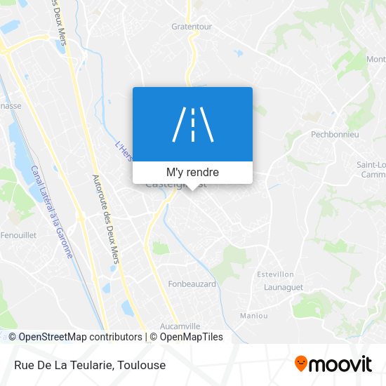 Rue De La Teularie plan