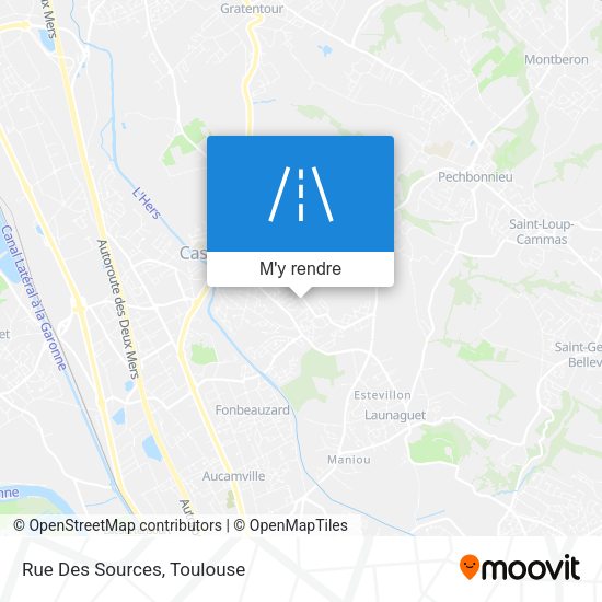 Rue Des Sources plan