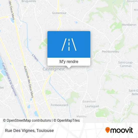 Rue Des Vignes plan