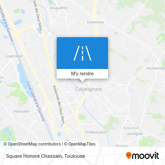 Square Honoré Chassain plan