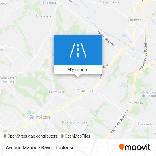 Avenue Maurice Ravel plan