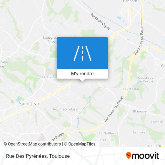 Rue Des Pyrénées plan