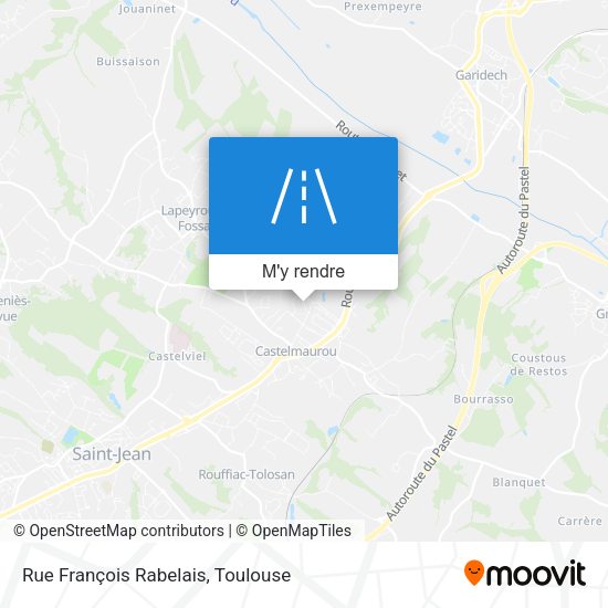 Rue François Rabelais plan