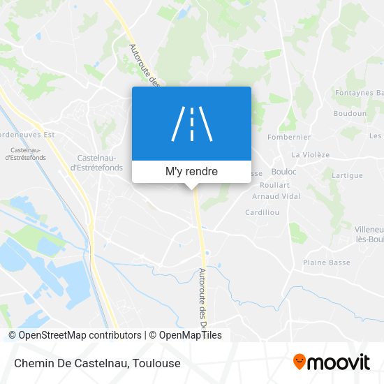 Chemin De Castelnau plan