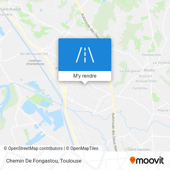 Chemin De Fongastou plan
