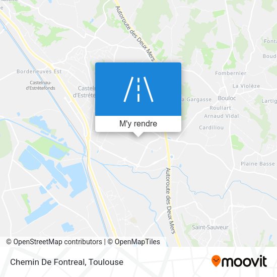 Chemin De Fontreal plan