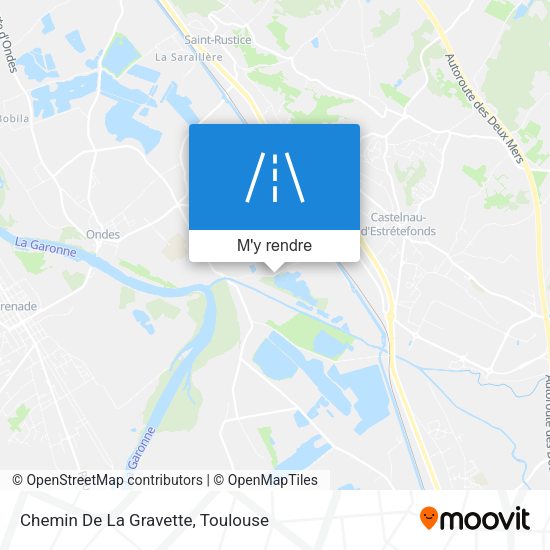 Chemin De La Gravette plan