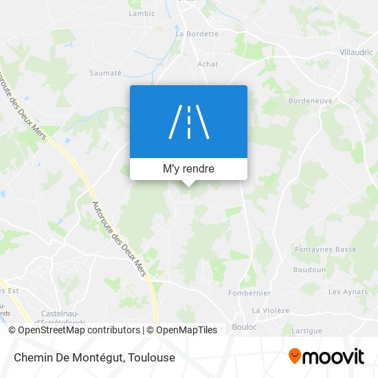 Chemin De Montégut plan
