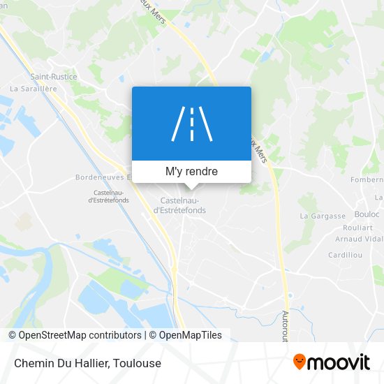 Chemin Du Hallier plan