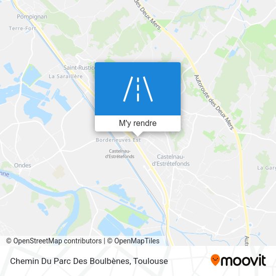 Chemin Du Parc Des Boulbènes plan