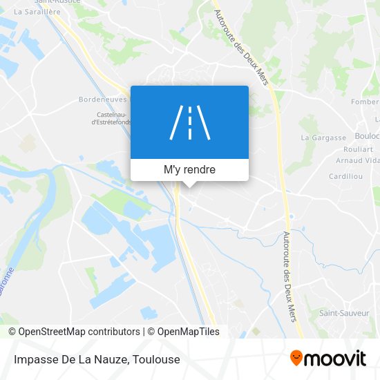 Impasse De La Nauze plan