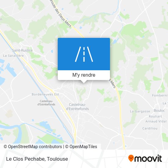 Le Clos Pechabe plan