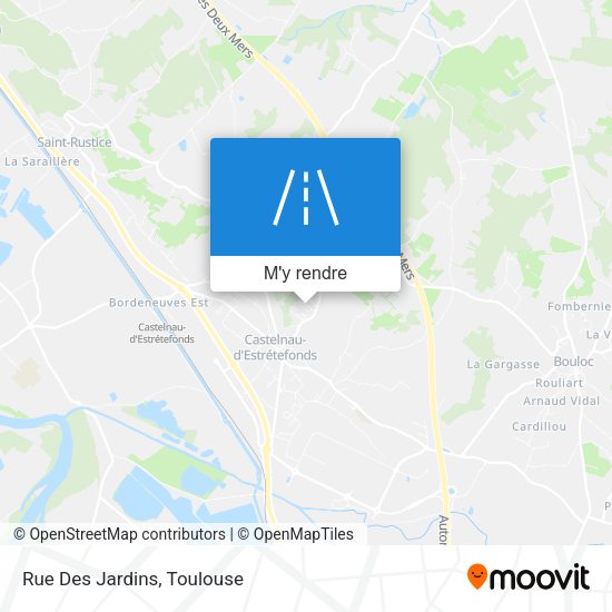 Rue Des Jardins plan