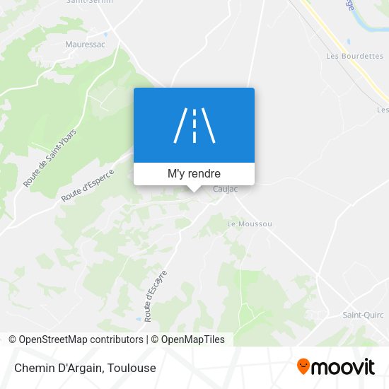 Chemin D'Argain plan