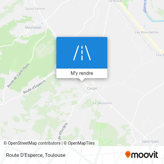 Route D'Esperce plan