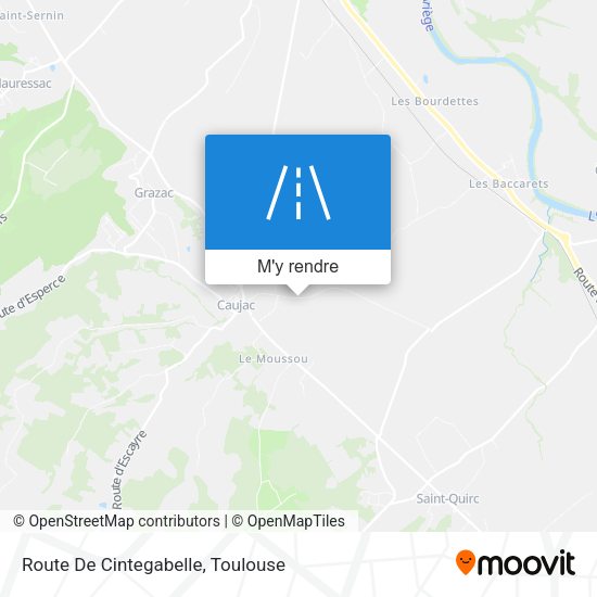 Route De Cintegabelle plan