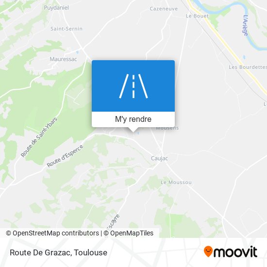 Route De Grazac plan