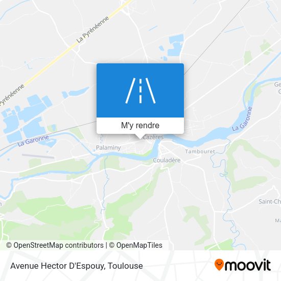 Avenue Hector D'Espouy plan