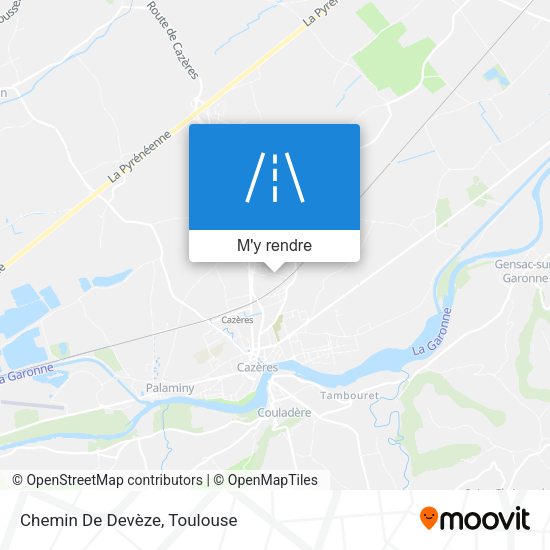 Chemin De Devèze plan