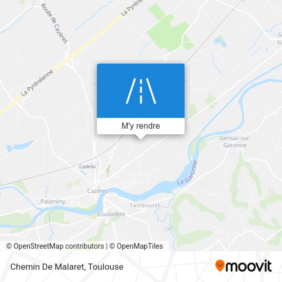 Chemin De Malaret plan