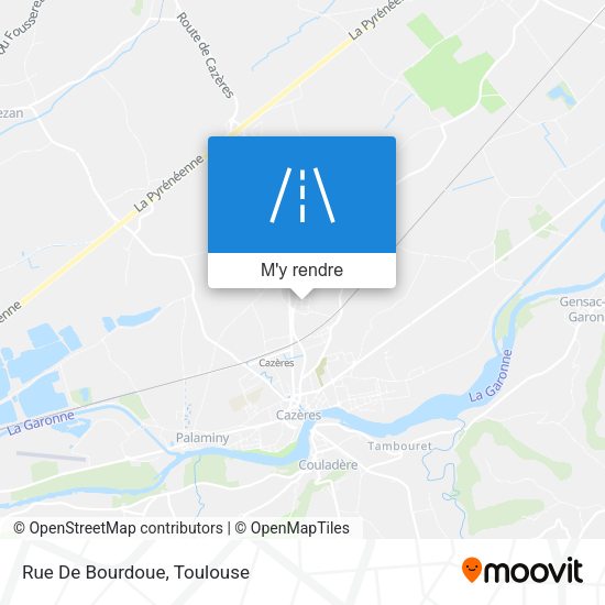 Rue De Bourdoue plan