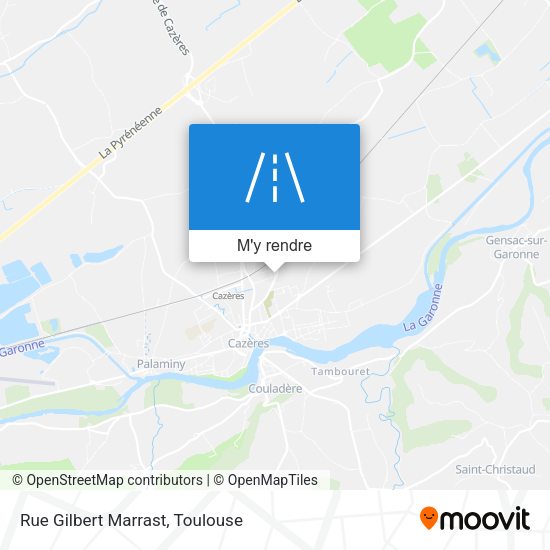 Rue Gilbert Marrast plan